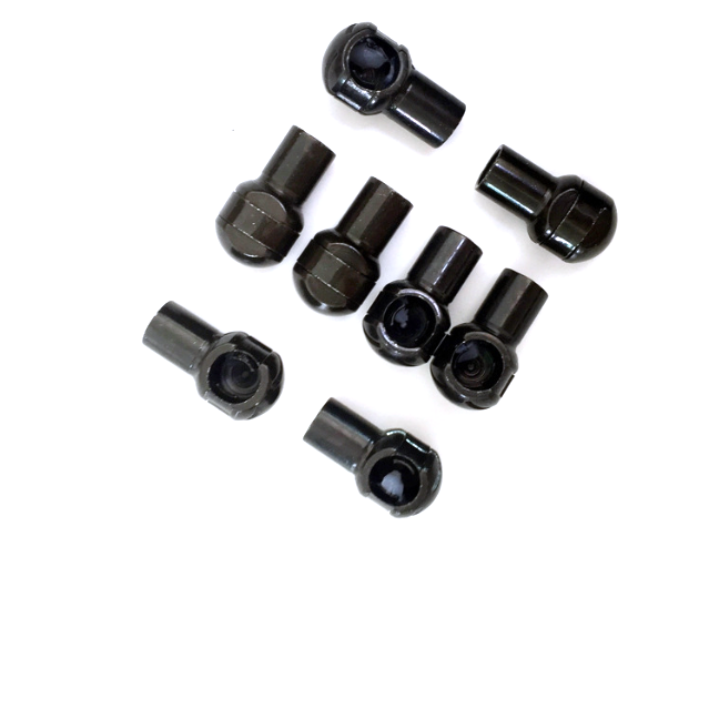 Soquete esférico com fenda para mola a gás