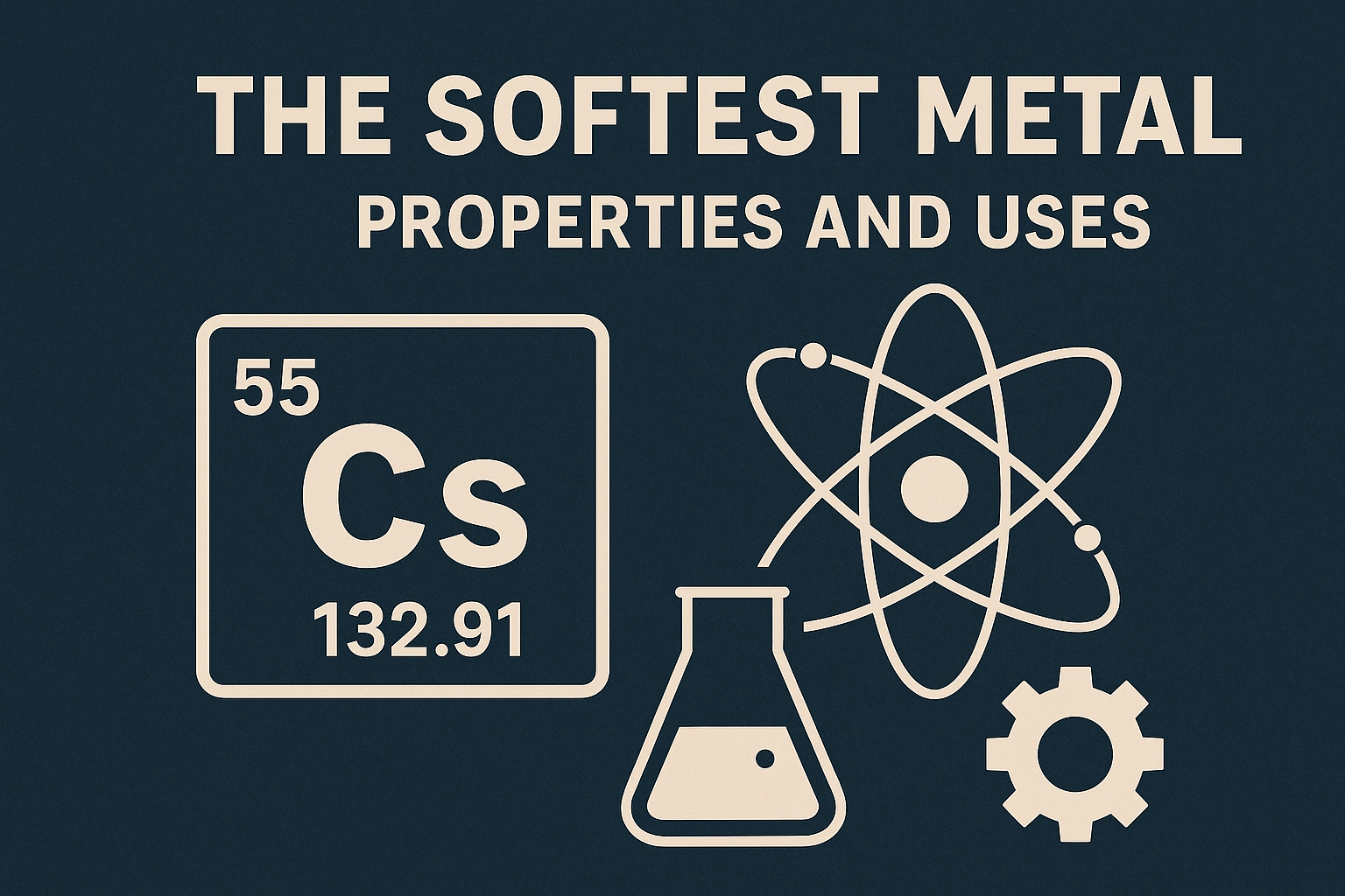 Descubra as propriedades e usos para o metal mais suave