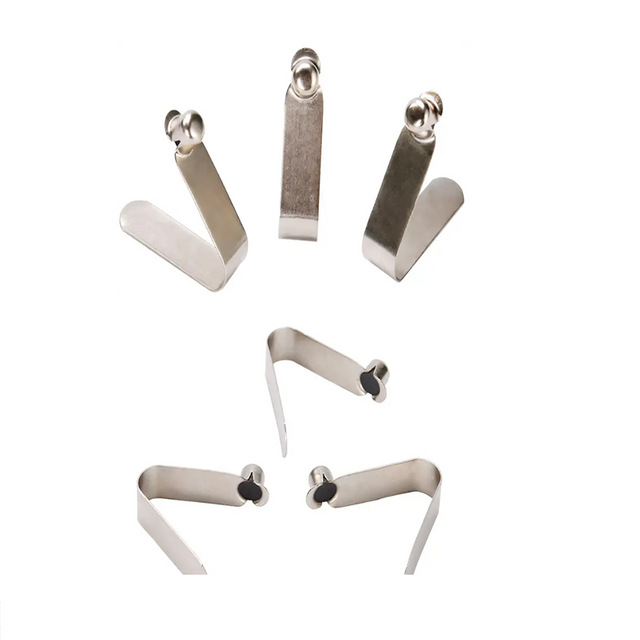 clipes de mola de botão 