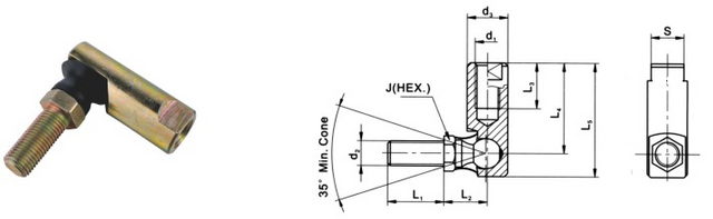 Juntas de bola, série ES